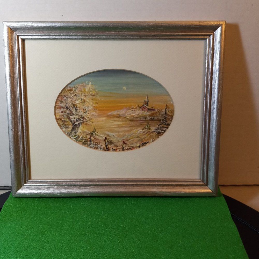 Alex McIntyre "Sunday Winter" Painting